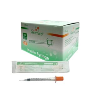 Jeringa de 1 cc con Aguja 27g x 1/2" Fija